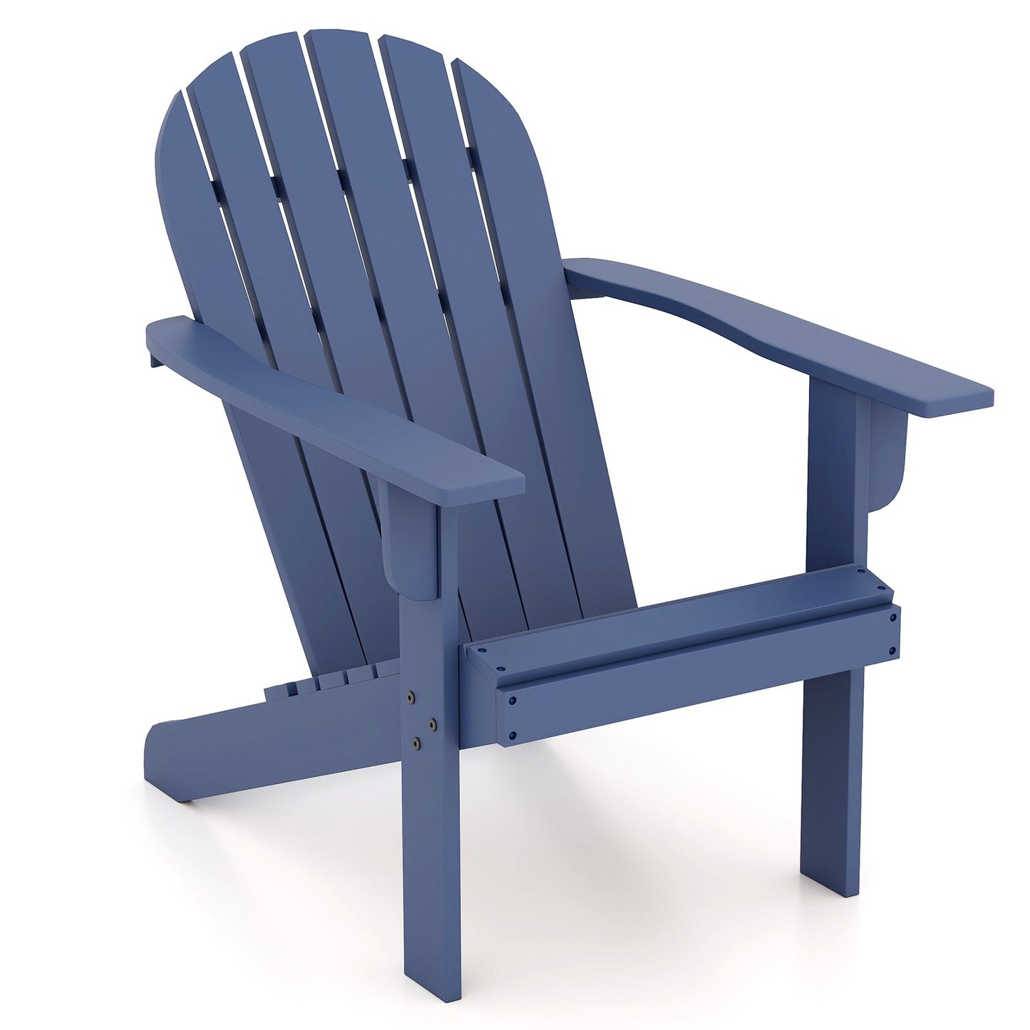 Sillón Adirondack de Acacia para Patio con Asiento Inclinado - Azul