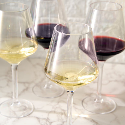 Barcelona Set of 4 Acrylic Stemless Wine Glasses