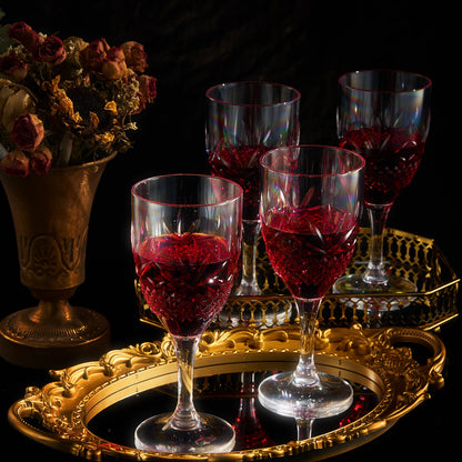 Onix Acrylic Crystal Wine Glasses Set of 4