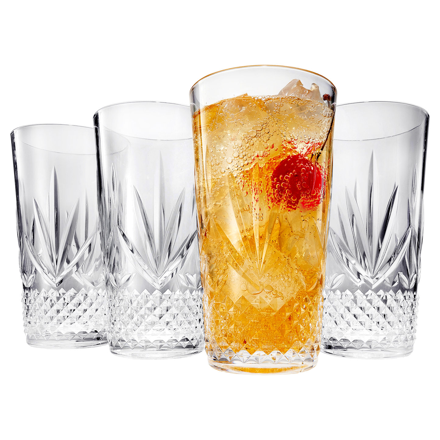 Onix Acrylic Highball Glasses Set Of Four