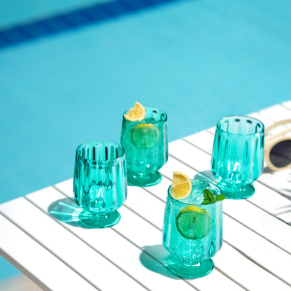 Madrid Acrylic Stemmed Wine Goblets Set of Four