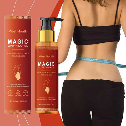 West Month Magic Luxury Body Oil 2pc bottle & box by Silcy Skin on Tampa Home & Garden Store