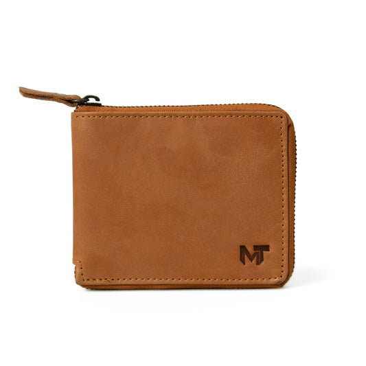 Adams Bi-Fold Wallet- Tan Brown - Tampa Home & Garden Store