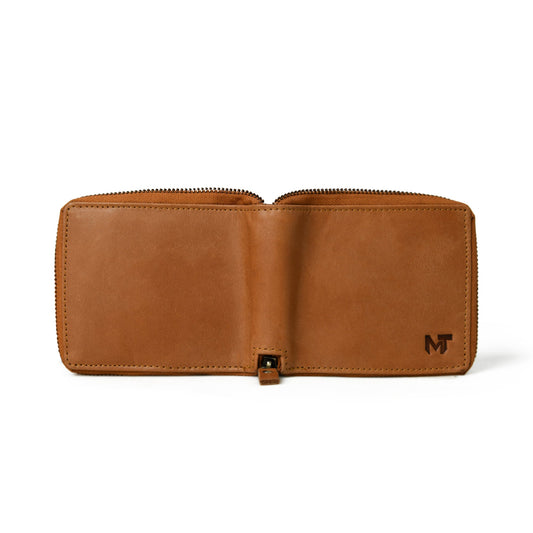 Adams Bi-Fold Wallet- Tan Brown - Tampa Home & Garden Store