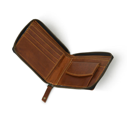 Adams Bi-Fold Wallet- Tan Brown - Tampa Home & Garden Store