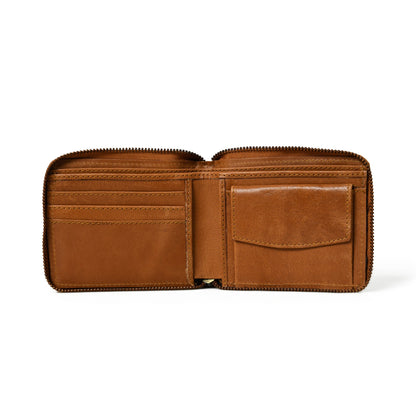 Adams Bi-Fold Wallet- Tan Brown - Tampa Home & Garden Store
