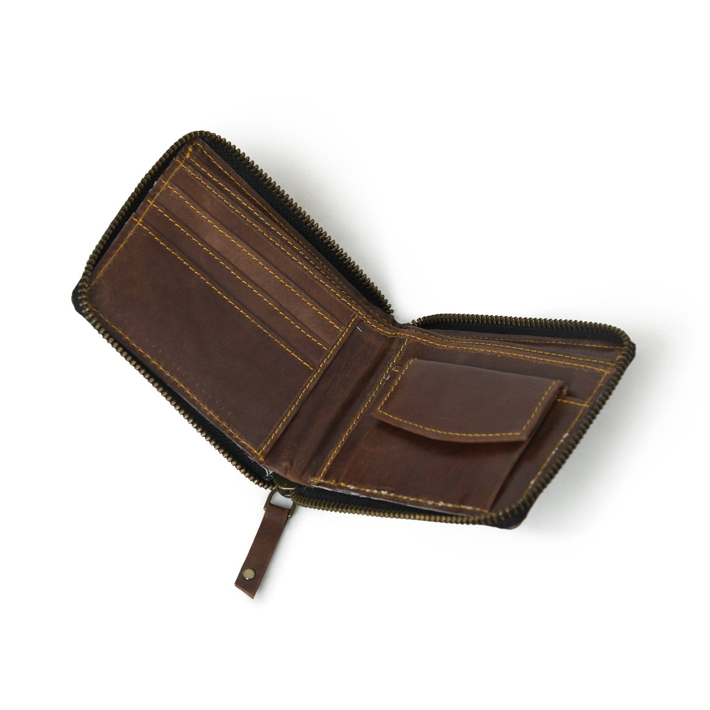 Adams Bi-Fold Wallet- Walnut Brown - Tampa Home & Garden Store