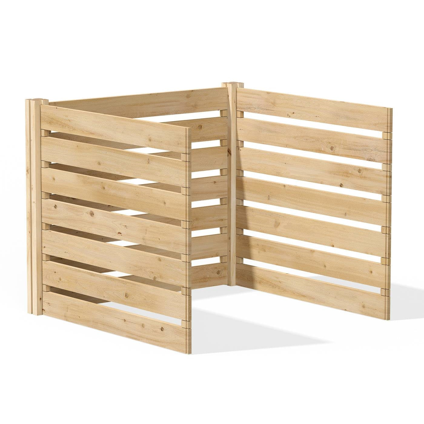 Add on Kit for 174 Gallon Cedar Wood Compost Bin - Made in the USA - Tampa Home & Garden Store
