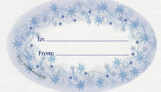 Adhesive Labels - Snowflakes - Tampa Home & Garden Store