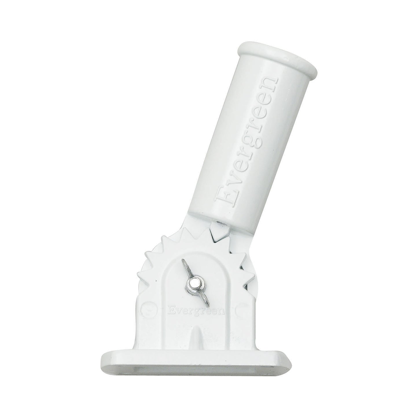 Adjustable Aluminum House Flag Bracket, White Finish - Tampa Home & Garden Store