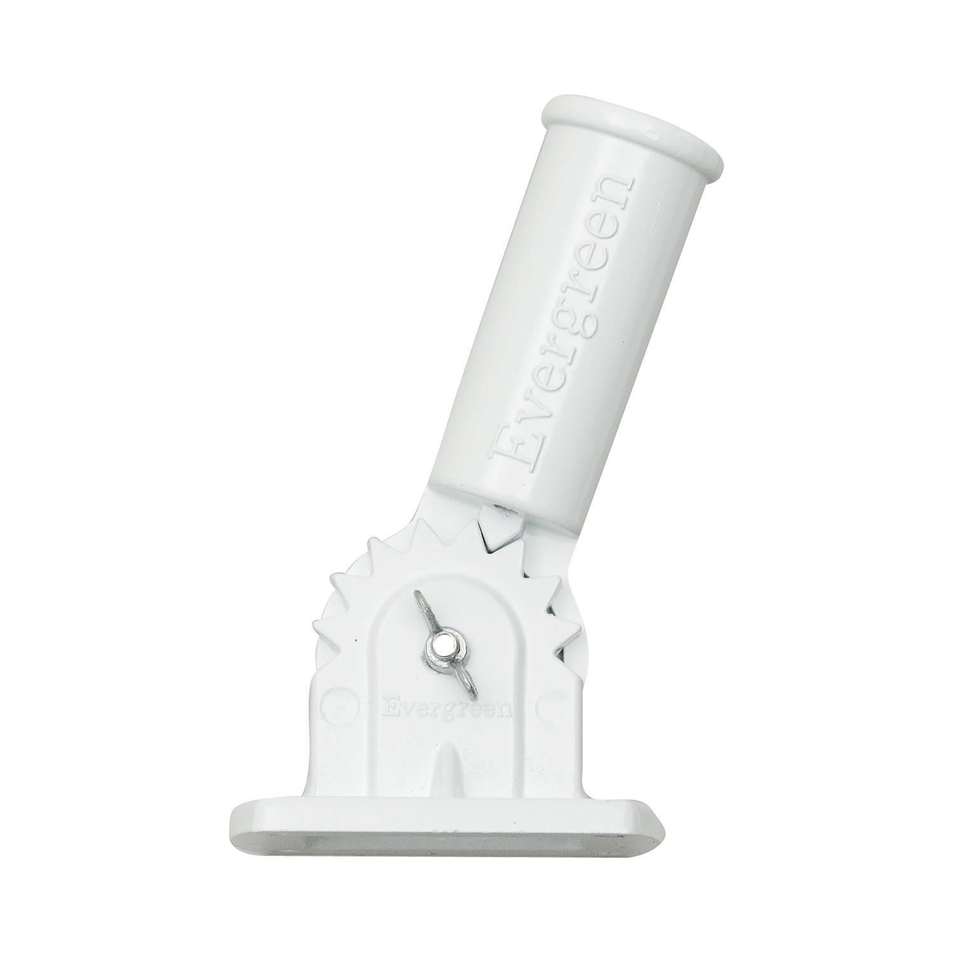 Adjustable Aluminum House Flag Bracket, White Finish - Tampa Home & Garden Store