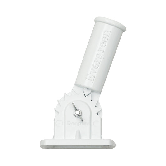 Adjustable Aluminum House Flag Bracket, White Finish - Tampa Home & Garden Store