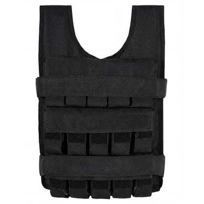 DirectDeals weighted vest with removable iron weights, black MOLLE front and adjustable straps on Tampa Home & Garden Store