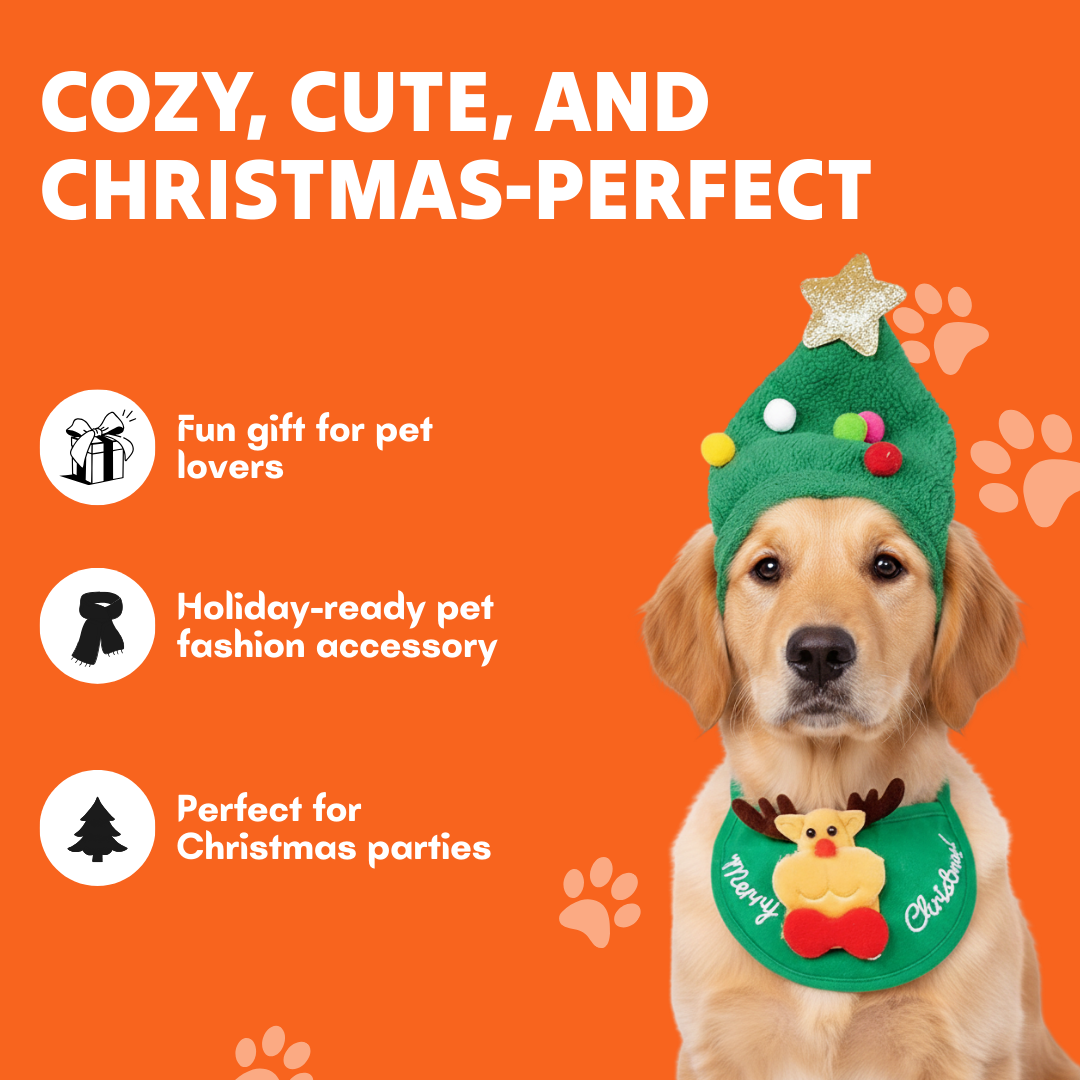 Adorable Christmas Tree Pom-Pom Hat - Tampa Home & Garden Store