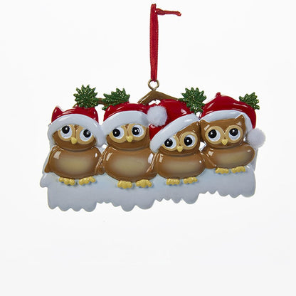 Adorable Owl Family Ornament - Family of 4 - Tampa Home & Garden Store