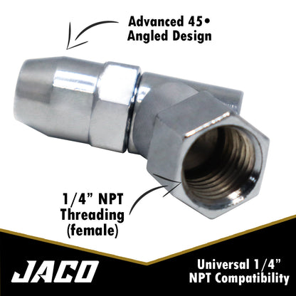 Advanced Angled Tire Air Chuck - 1/4" NPT (2 Pack) - Tampa Home & Garden Store