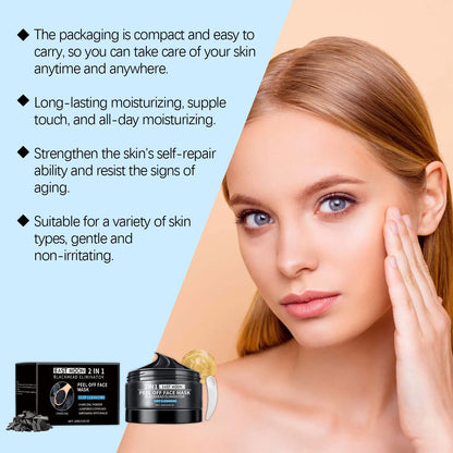 Silcy Skin bamboo charcoal blackhead remover mask, 2-in-1 peel-off mud mask on Tampa Home & Garden Store