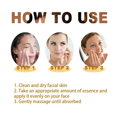 Silcy Skin Centella Asiatica Skin Serum 3-step guide with Step 1–3 circular visuals on Tampa Home & Garden Store
