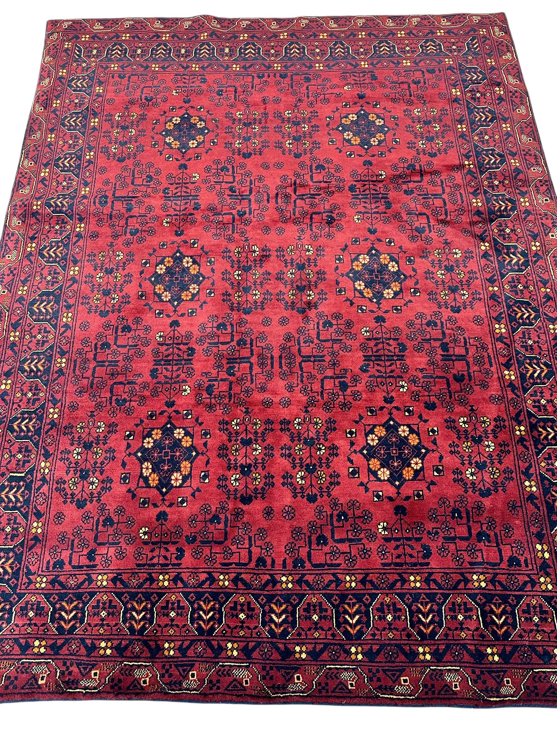 Afghani Area Rug I Turkoman Khal Mohammadi 4’9” x 6’2” - Tampa Home & Garden Store