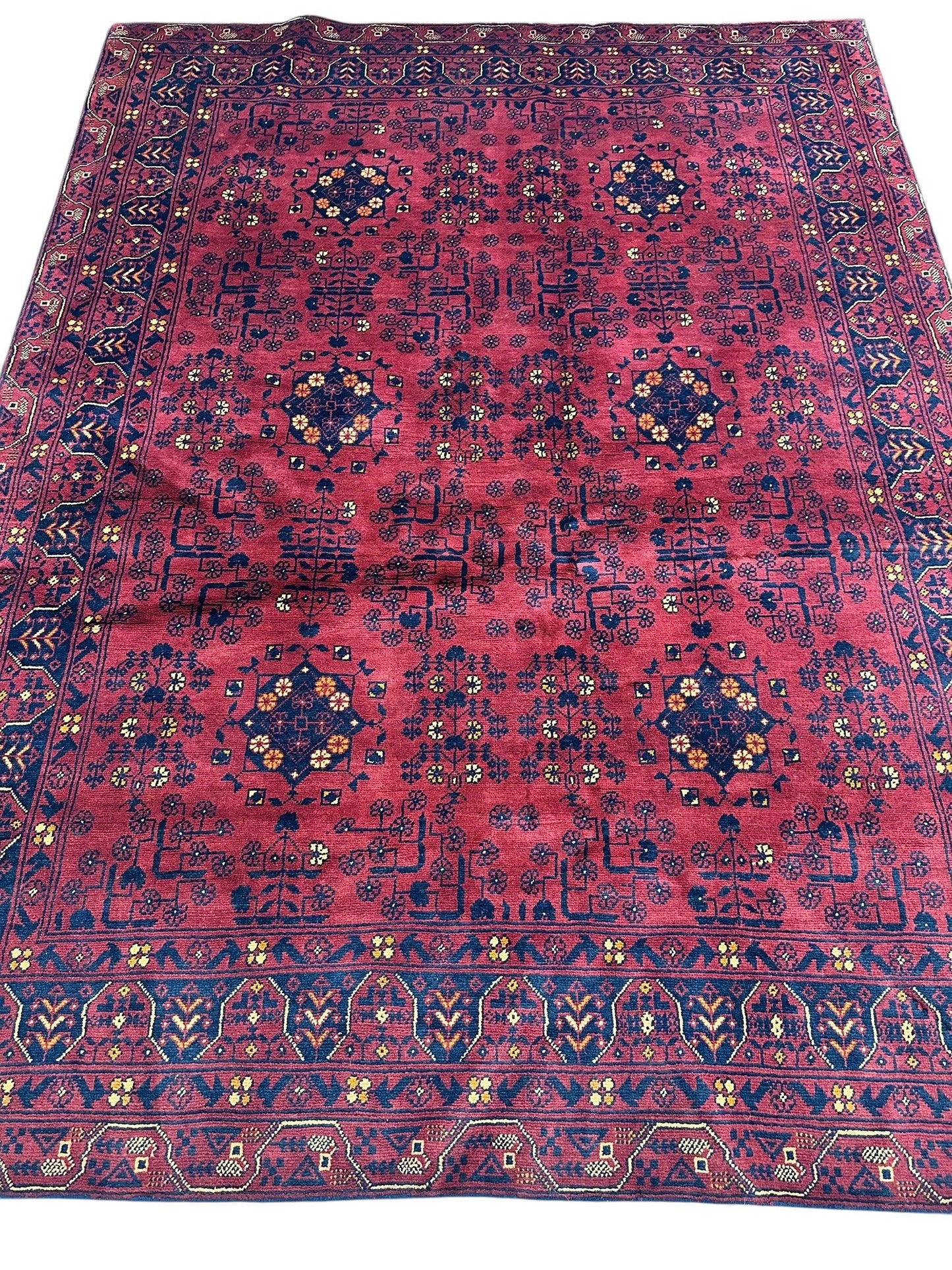 Afghani Area Rug I Turkoman Khal Mohammadi 4’9” x 6’2” - Tampa Home & Garden Store