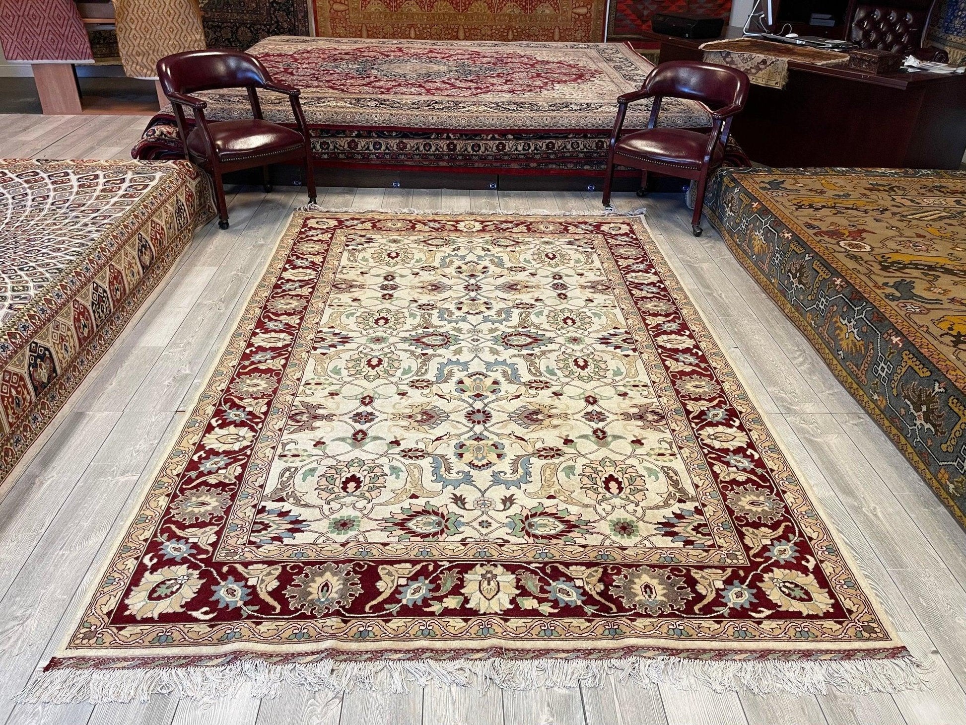 Afghani Hand-knotted Area Rug 7x10 Ft - Tampa Home & Garden Store