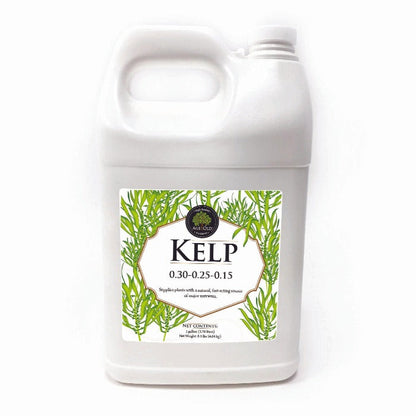 Kelp liquid fertilizer white plastic bottle 0.30-0.25-0.15 Rivendell Distribution on Tampa Home & Garden Store