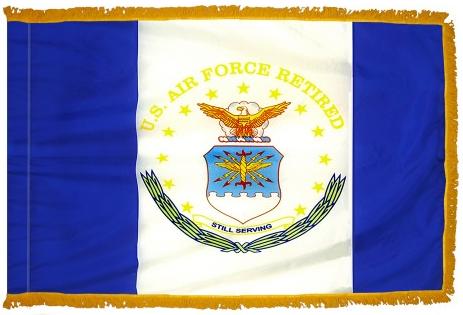 Air Force Retired Indoor/Parade Flag - Tampa Home & Garden Store