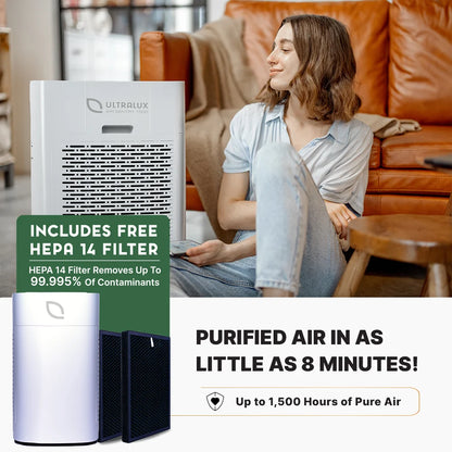 Air Sentry 1000 air purifier by Emerge Survival, white unit with front vent on Tampa Home & Garden Store