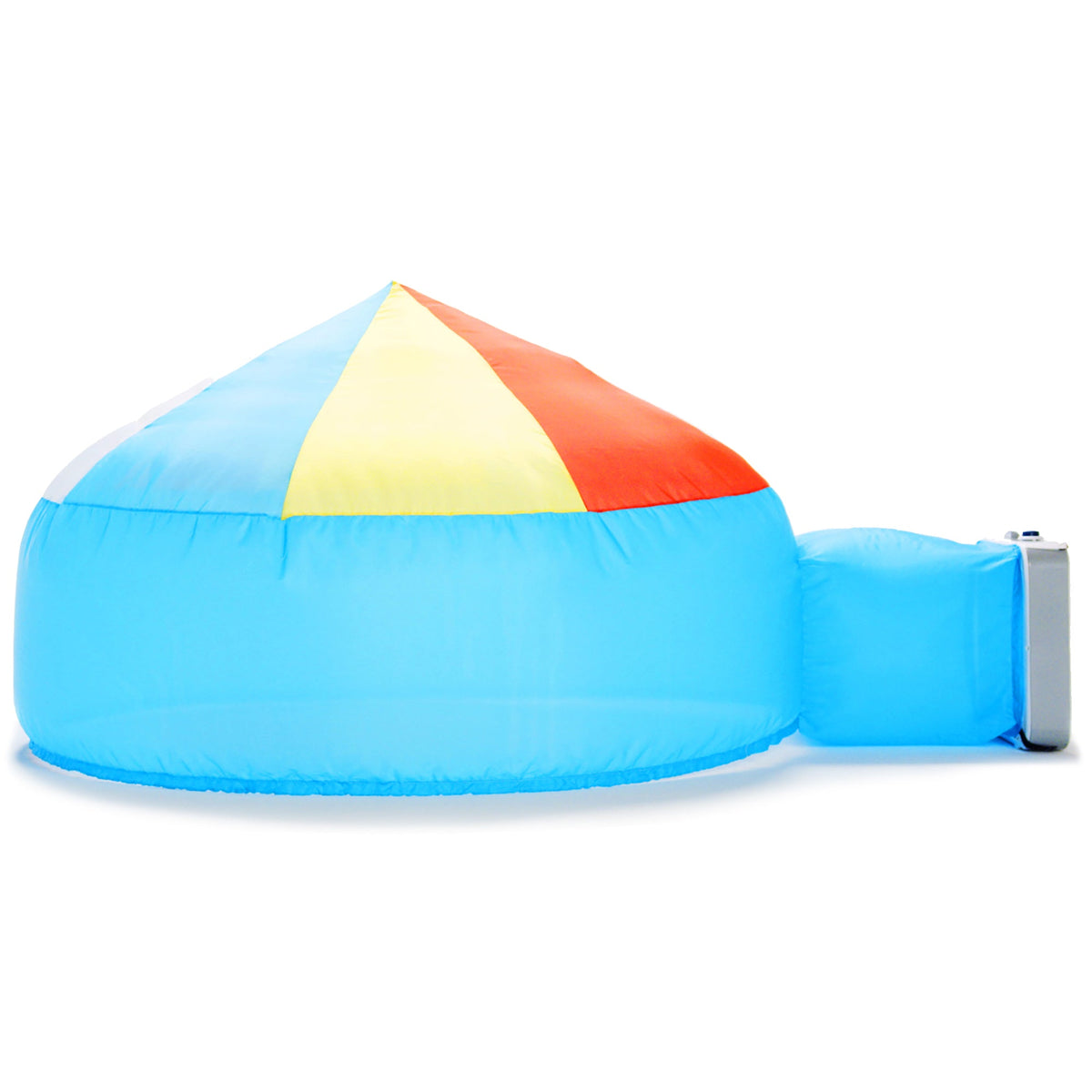 AirFort Beach Ball blue inflatable kids play fort with multicolor top panels on Tampa Home & Garden Store