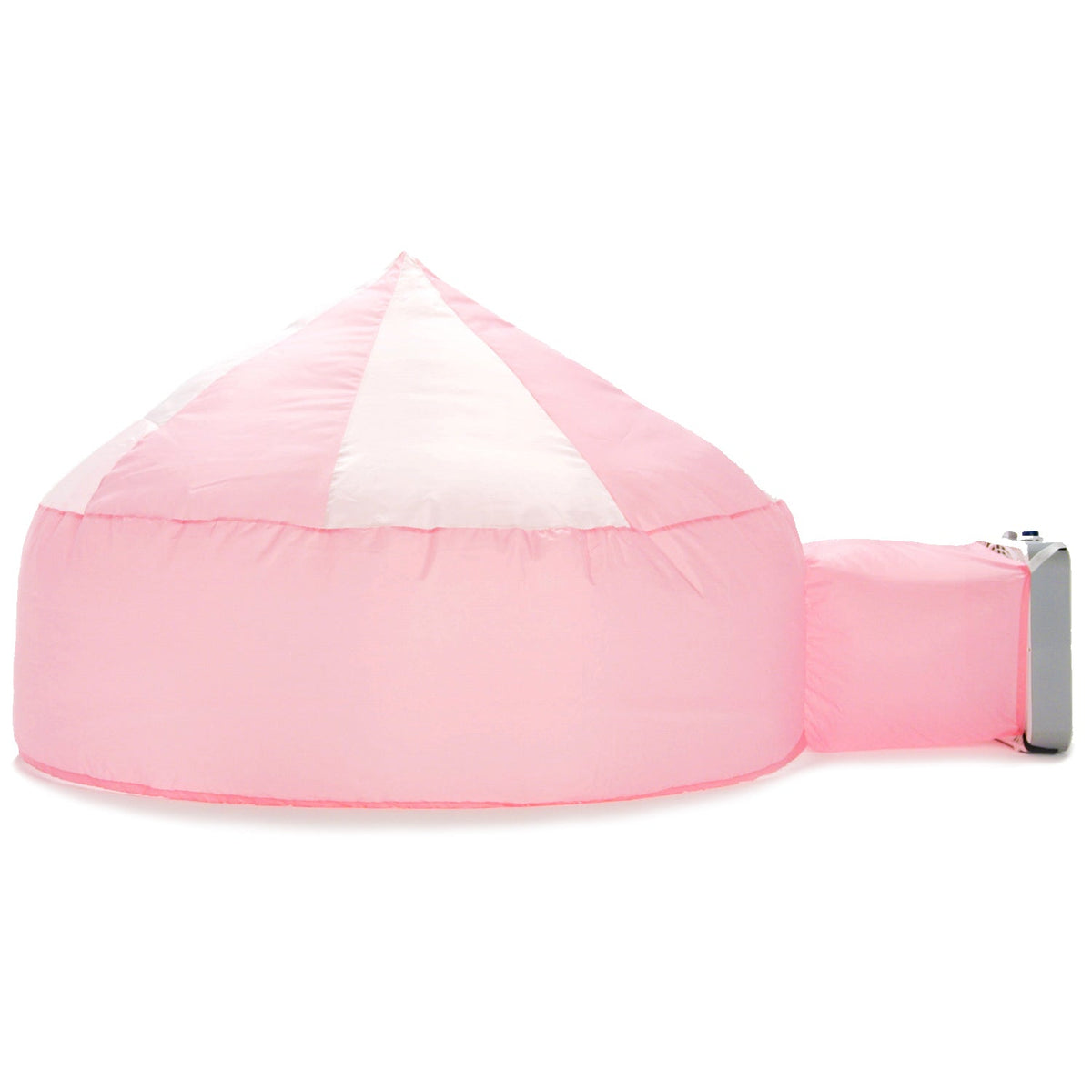 AirFort Pretty In Pink Inflatable Kids Play Fort pink cone top with blower on Tampa Home & Garden Store