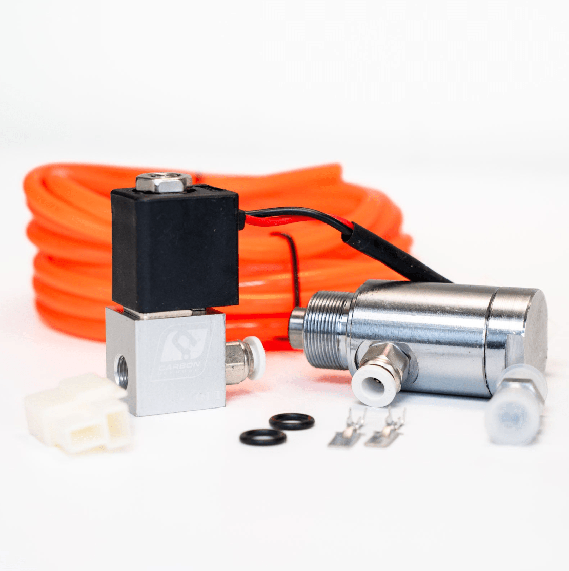 Carbon Offroad clutch kit for 12K & Scout Pro winches with black solenoid and orange line on Tampa Home & Garden Store