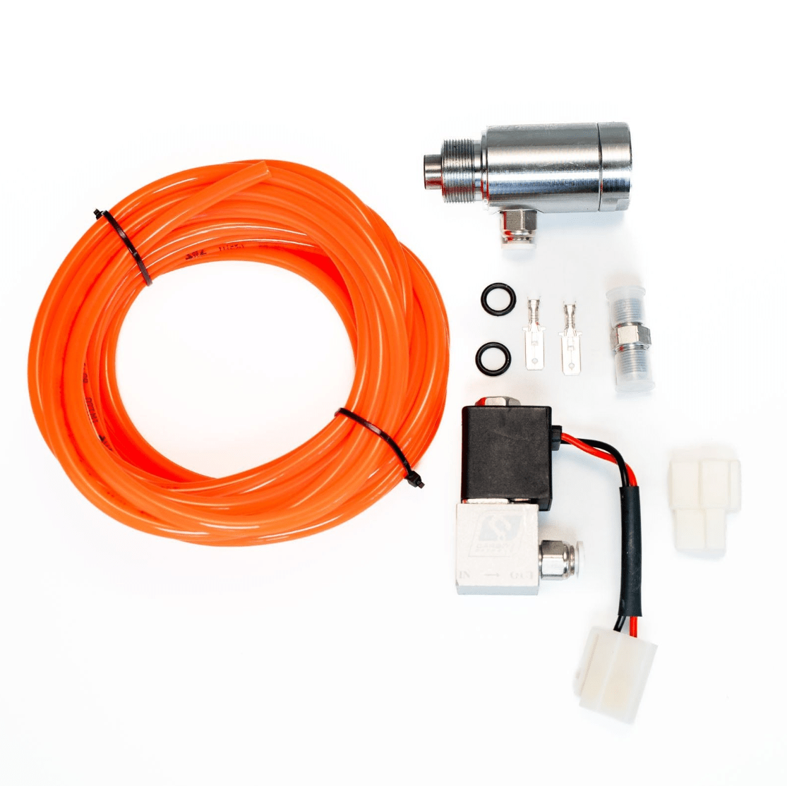 Carbon Offroad USA air freespool clutch kit with orange hose and fittings for 12K/Scout Pro on Tampa Home & Garden Store