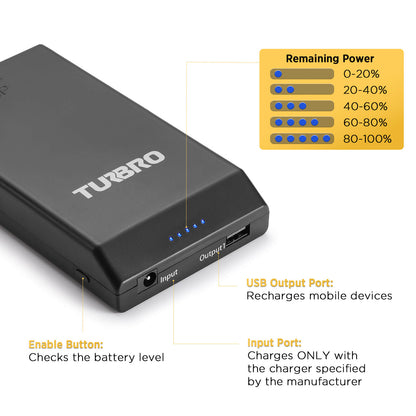 AirSupply MS12 Replacement Battery, 19,200mAh Rechargeable, 50-Hour Runtime - Tampa Home & Garden Store