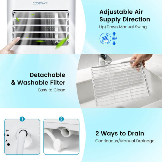8000 BTU Portable AC w/ Timer - Tampa Home & Garden Store