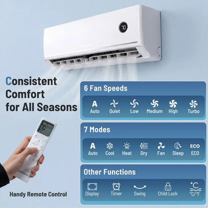 Air Conditioner Mini Split 12K BTU 18.1 SEER2