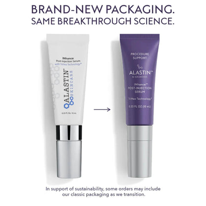 Alastin INhance Post-Injection Serum duo: white and purple tubes, TriHex Technology on Tampa Home & Garden Store
