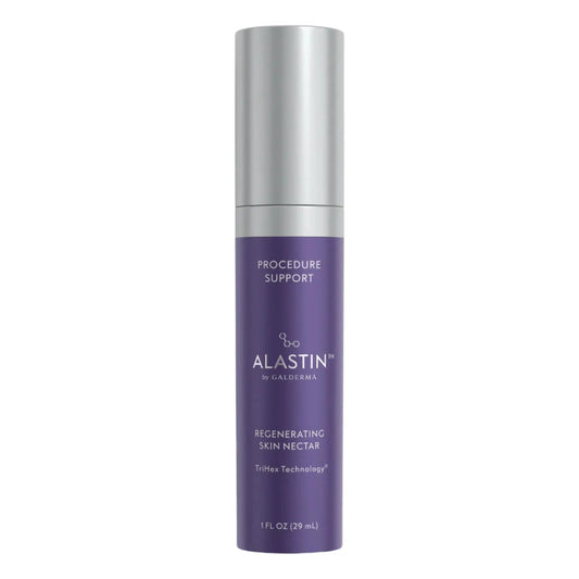 Alastin Regenerating Skin Nectar bottle, purple bottle, silver cap, 1 oz TriHex Technology on Tampa Home & Garden Store