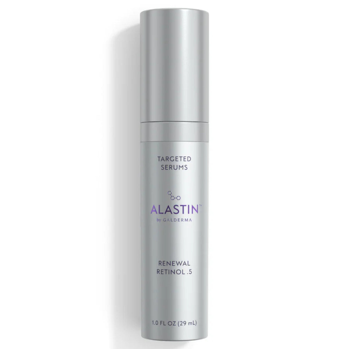 Alastin Renewal Retinol Serum bottle, silver ALASTIN by GALDERMA packaging, 1 oz on Tampa Home & Garden Store