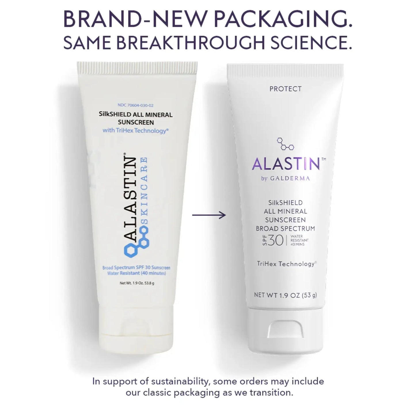 Alastin SilkSHIELD All Mineral Sunscreen SPF 30, two 1.9 oz tubes, broad spectrum on Tampa Home & Garden Store