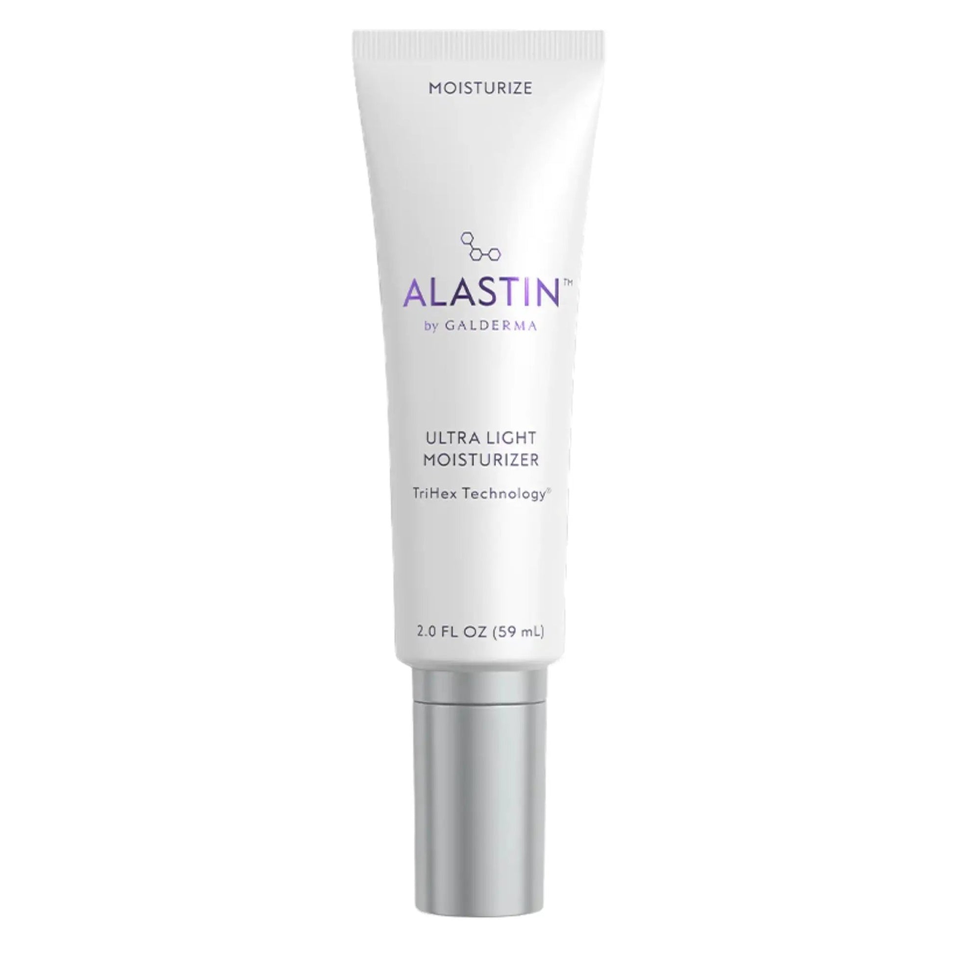 Alastin Ultra Light Moisturizer tube squeeze bottle purple ALASTIN 2 oz TriHex Technology on Tampa Home & Garden Store