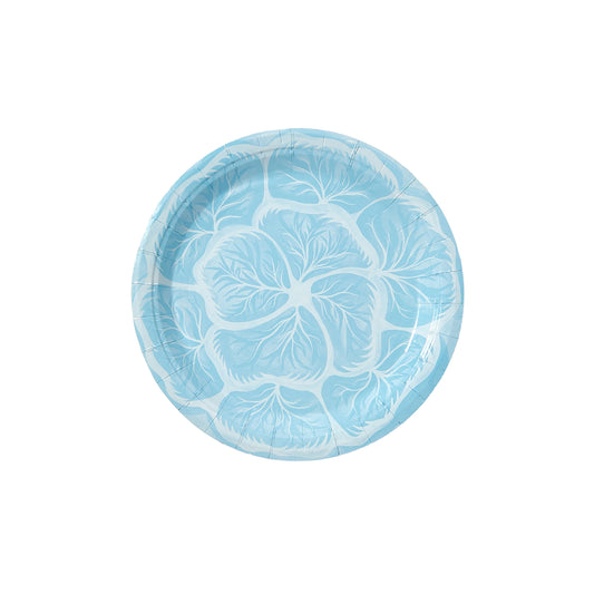 Alice Blue Cabbage Dessert Paper Plate - 8 pack - Tampa Home & Garden Store
