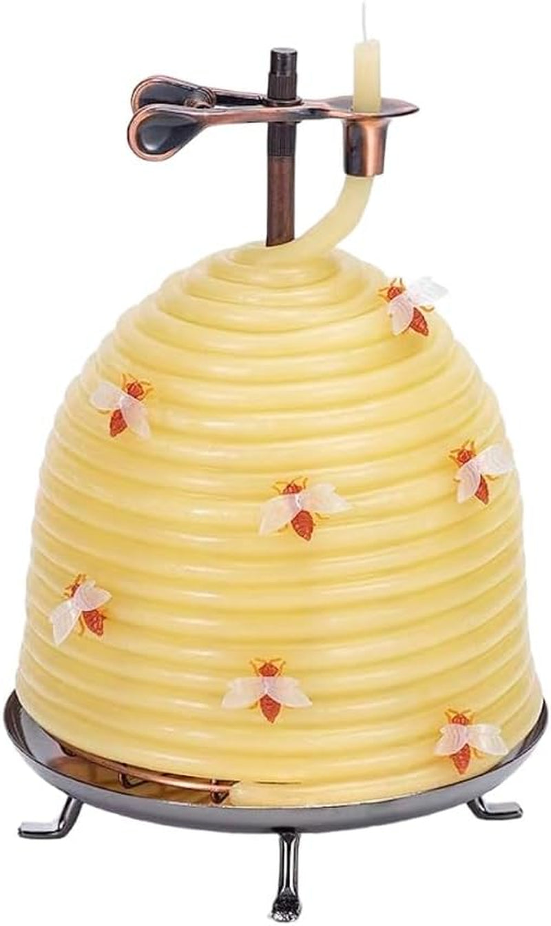 All-Natural Beeswax Candle — Up to 120 Hours of Brilliant, Clean Light - Tampa Home & Garden Store