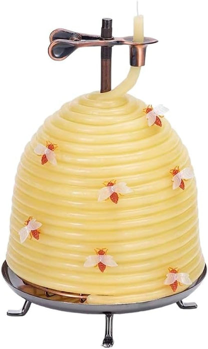 All-Natural Beeswax Candle — Up to 120 Hours of Brilliant, Clean Light - Tampa Home & Garden Store
