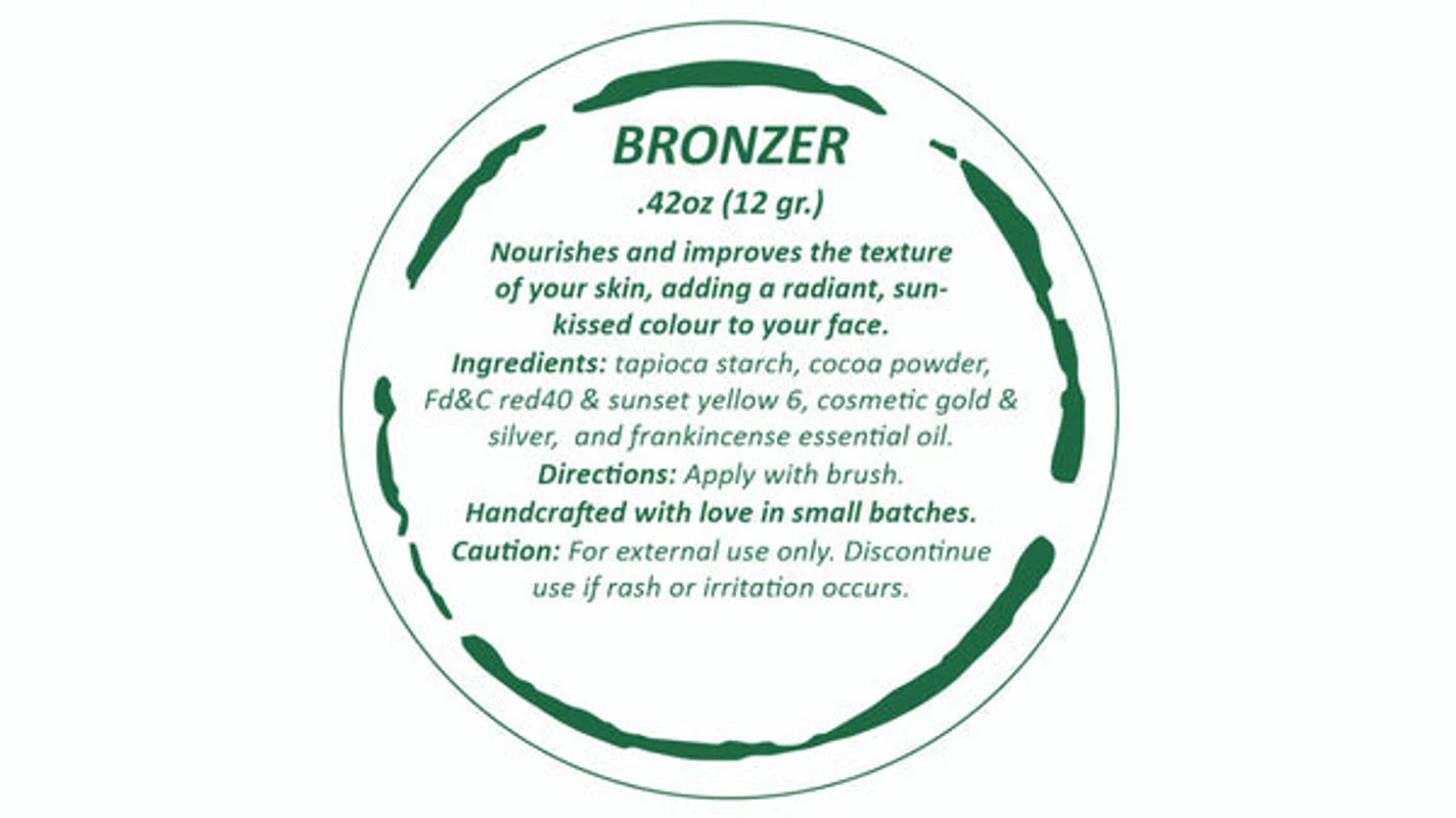 All-Natural Bronzer Loose Powder. Eco-Friendly - Tampa Home & Garden Store