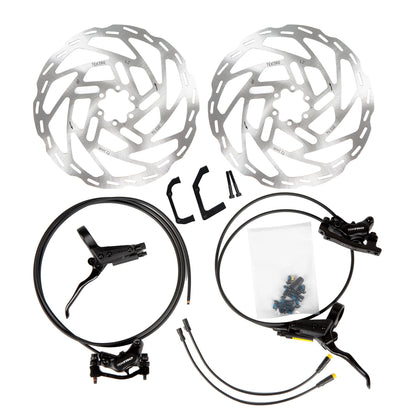 Tektro 4 Piston Hydraulic Brake Kit and Rotor