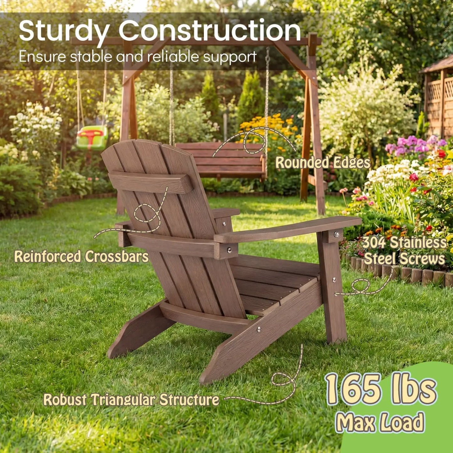 All-Weather High Chair for Kids 3 to 8 Comfort