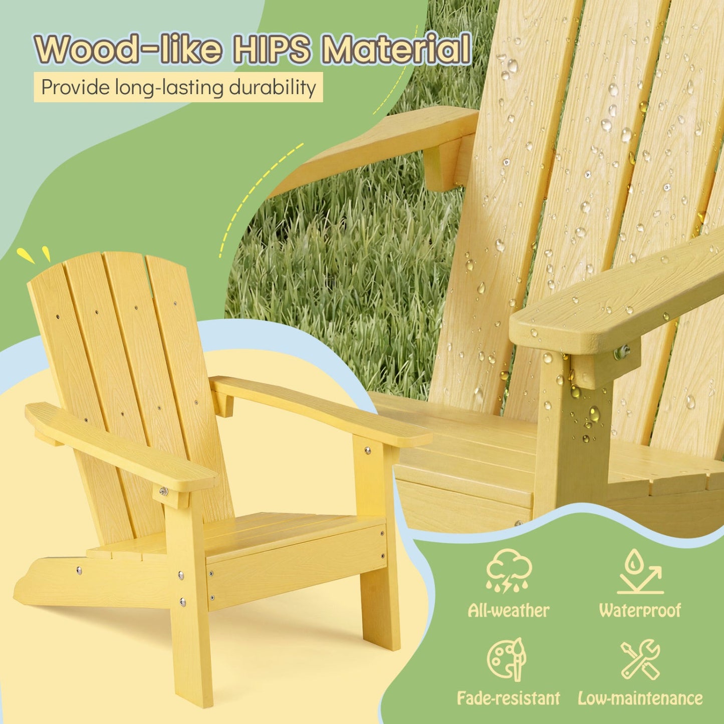 All-Weather High Chair for Kids 3 to 8 Comfort