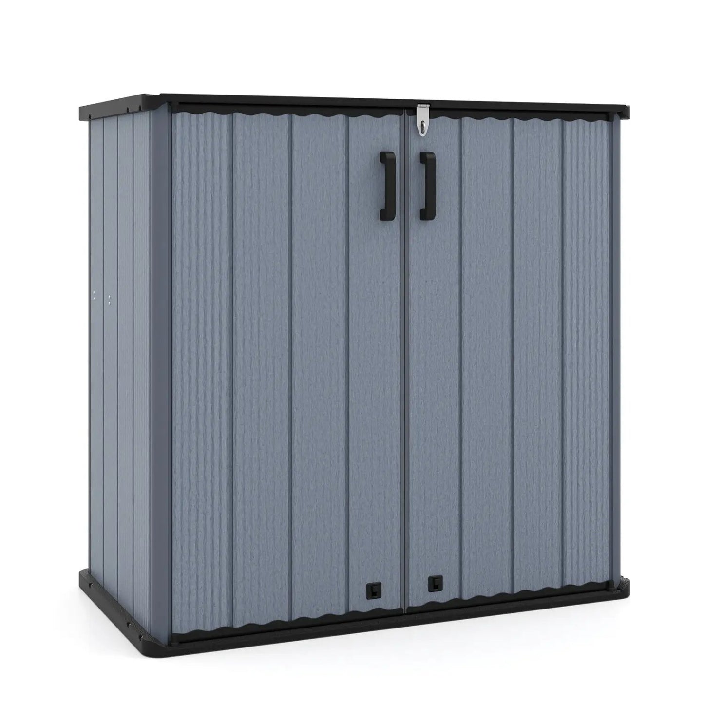 All-Weather Storage Box with Floor and Shelf