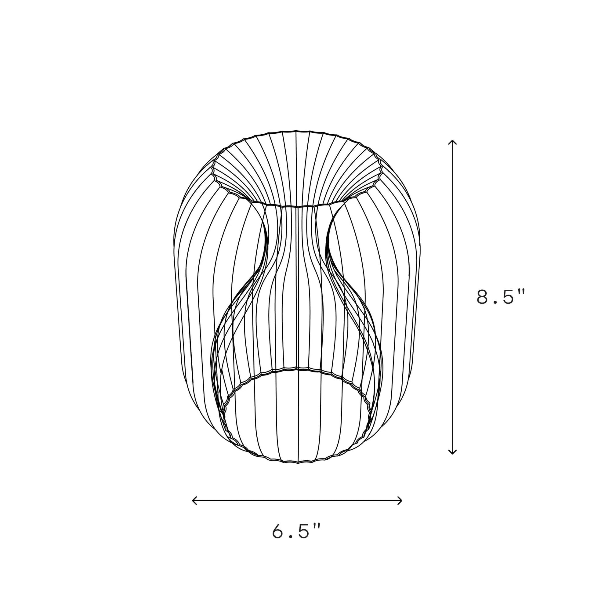 Allium Sconce wall light by Wooj Design featuring an open spherical wire shade on Tampa Home & Garden Store