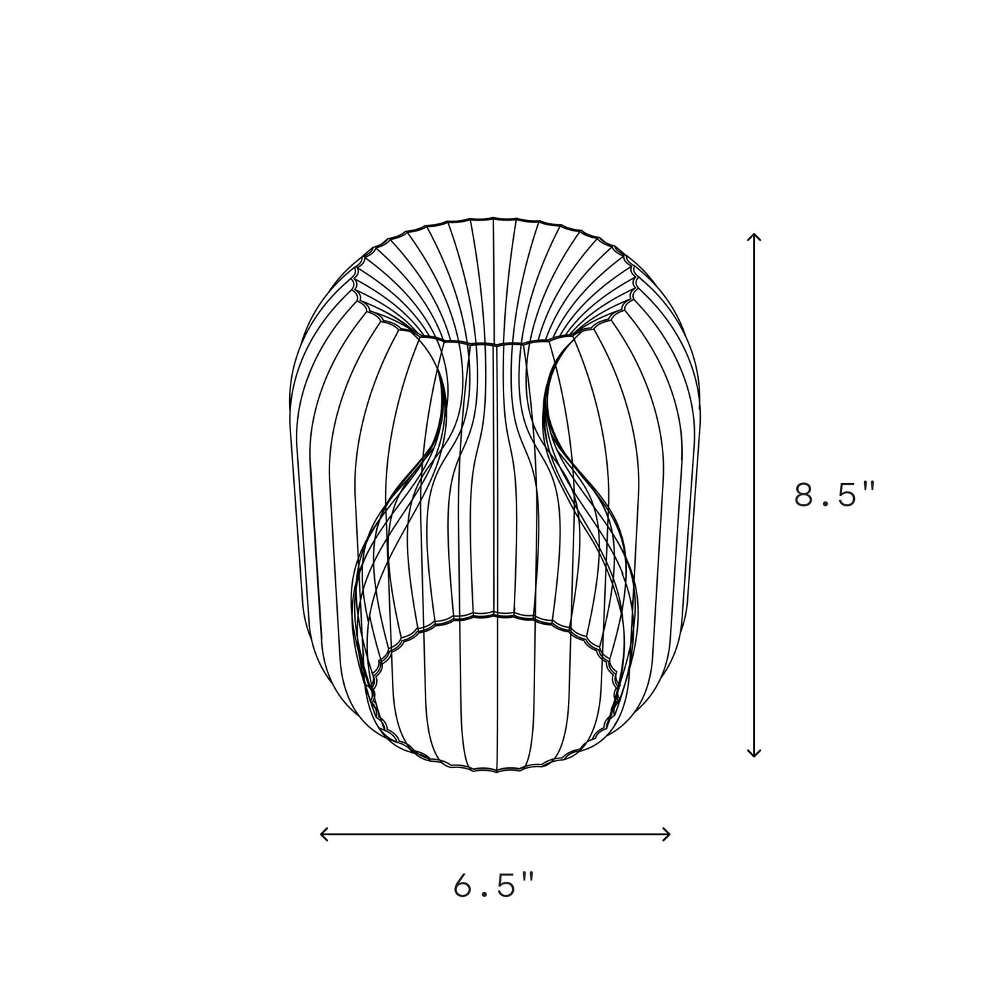 Allium Sconce by Wooj Design, black metal wireframe wall light with stacked globe cages on Tampa Home & Garden Store